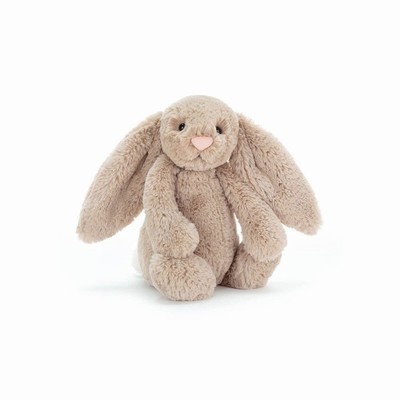 Jellycat Bashful Beige Conejitos | ZQPN-70653